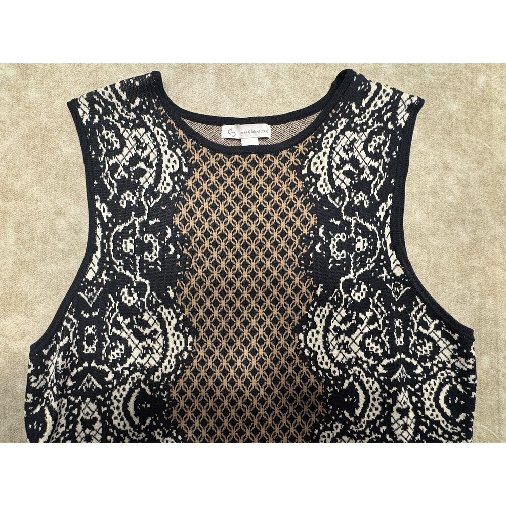Cb Established 1962  Sleeveless Knit Dress Sz LARGE